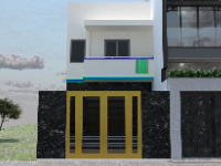Nhà phố 2 tầng 5mx20m